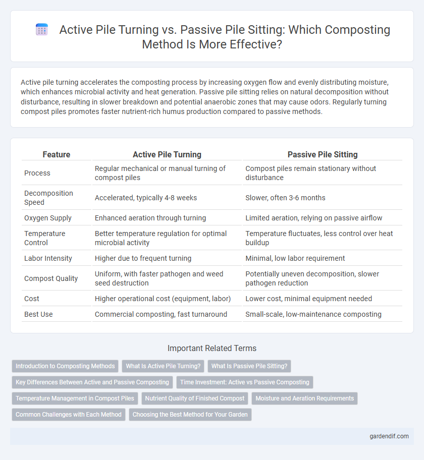 Active Pile Turning vs. Passive Pile Sitting: Which Composting Method Is More Effective?