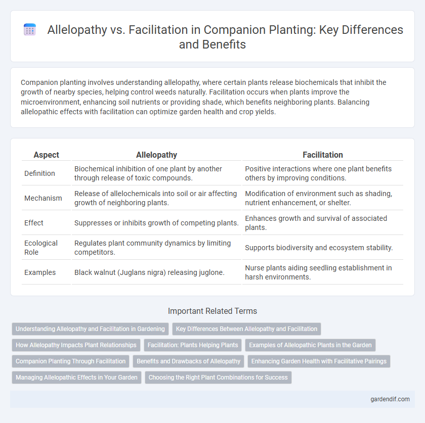 Allelopathy vs. Facilitation in Companion Planting: Key Differences and Benefits