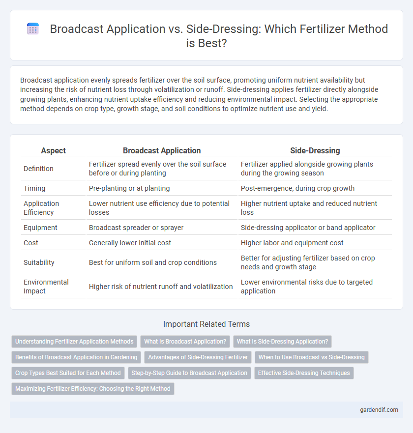 Broadcast Application vs. Side-Dressing: Which Fertilizer Method is Best?