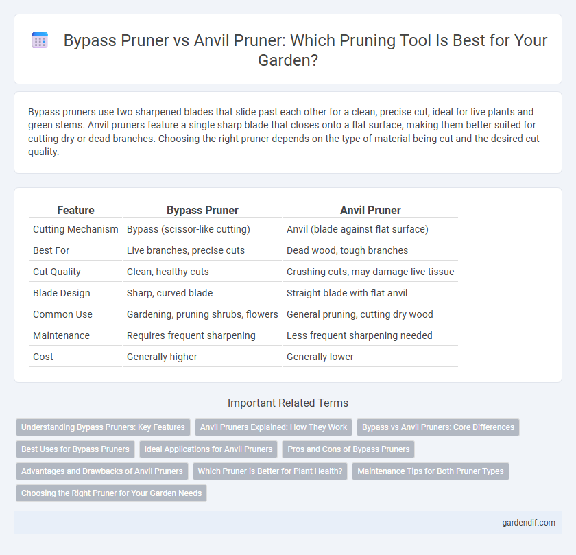 Bypass Pruner vs Anvil Pruner: Which Pruning Tool Is Best for Your Garden?