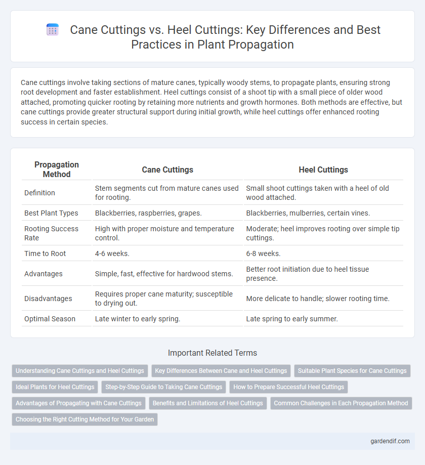 Cane Cuttings vs. Heel Cuttings: Key Differences and Best Practices in Plant Propagation