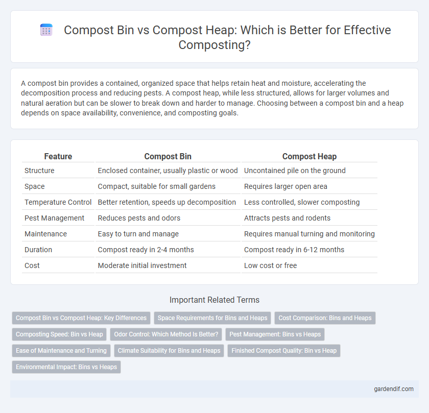 Compost Bin vs Compost Heap: Which is Better for Effective Composting?