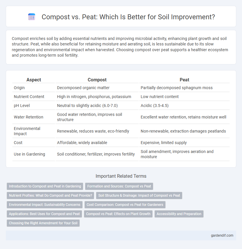 Compost vs. Peat: Which Is Better for Soil Improvement?