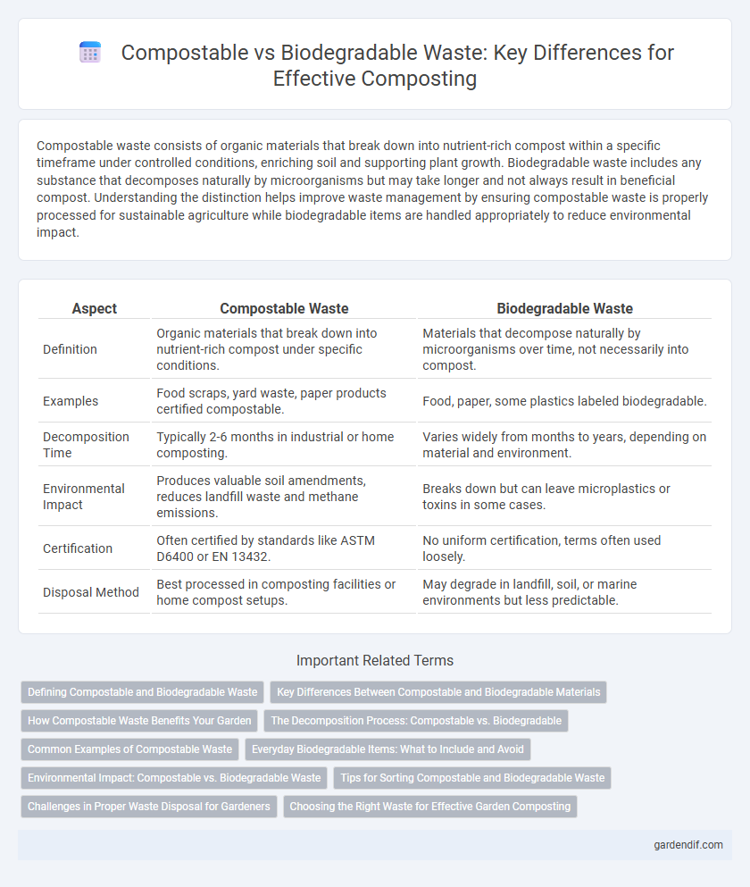 Compostable vs Biodegradable Waste: Key Differences for Effective Composting