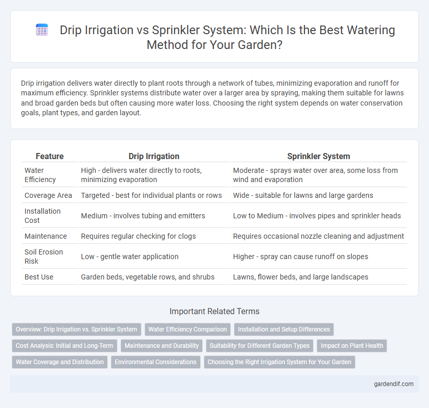 Drip Irrigation vs Sprinkler System: Which Is the Best Watering Method for Your Garden?