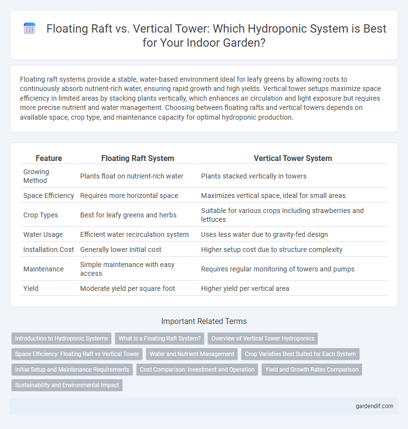 Floating Raft vs. Vertical Tower: Which Hydroponic System is Best for Your Indoor Garden?