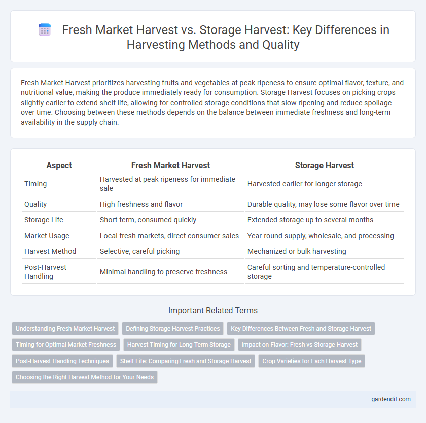 Fresh Market Harvest vs. Storage Harvest: Key Differences in Harvesting Methods and Quality