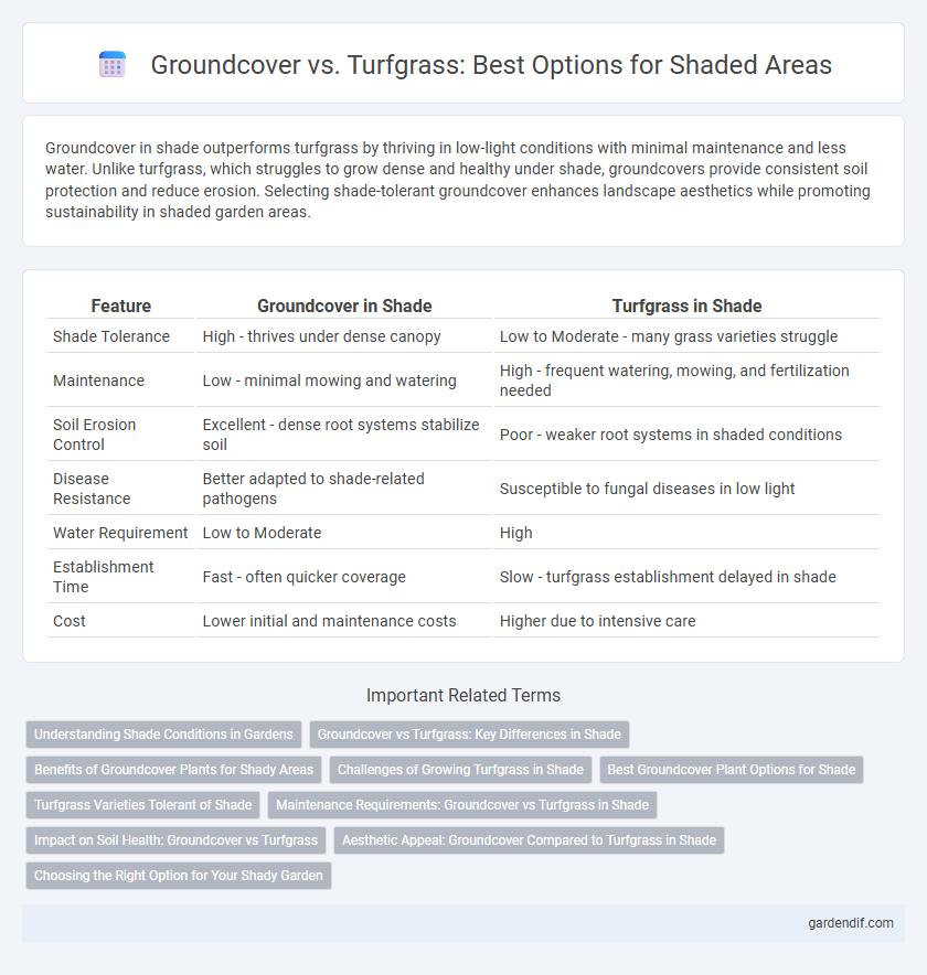 Groundcover vs. Turfgrass: Best Options for Shaded Areas