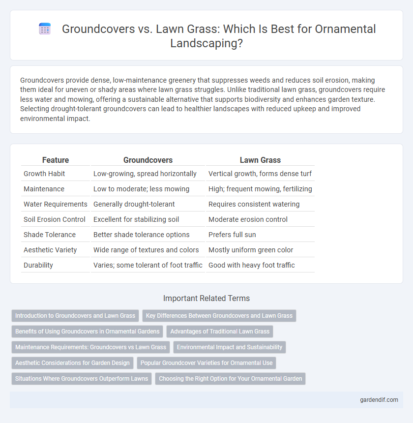 Groundcovers vs. Lawn Grass: Which Is Best for Ornamental Landscaping?