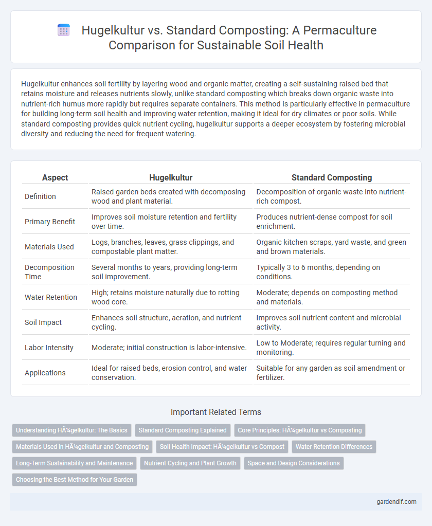 Hugelkultur vs. Standard Composting: A Permaculture Comparison for Sustainable Soil Health