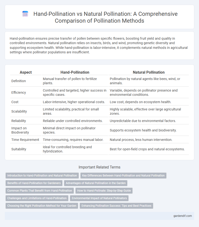 Hand-Pollination vs Natural Pollination: A Comprehensive Comparison of Pollination Methods