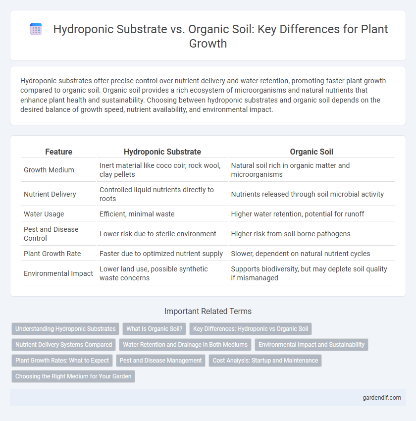 Hydroponic Substrate vs. Organic Soil: Key Differences for Plant Growth
