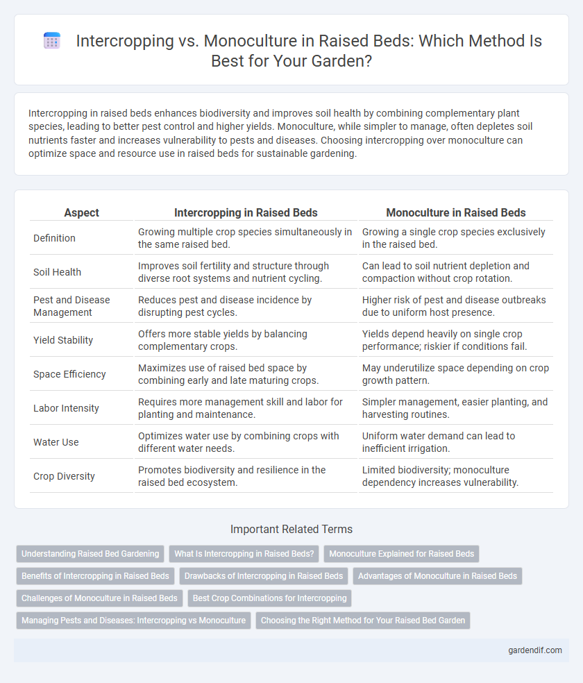 Intercropping vs. Monoculture in Raised Beds: Which Method Is Best for Your Garden?