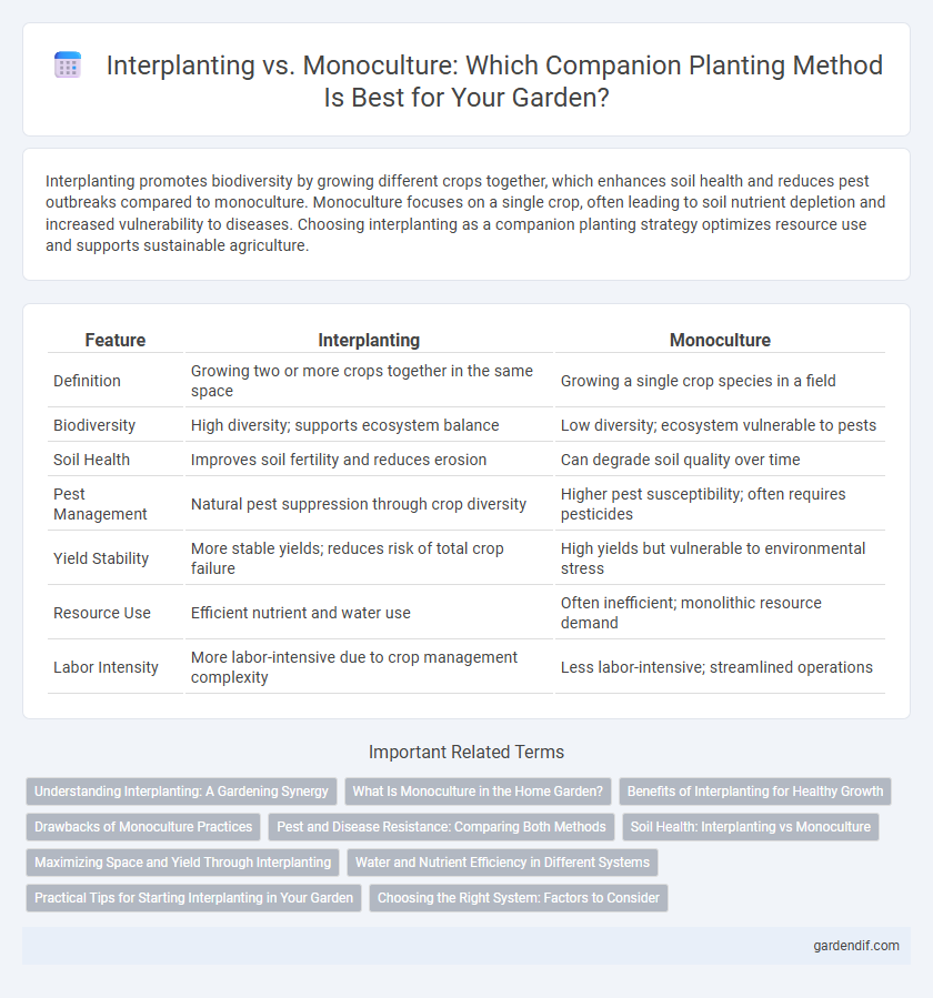 Interplanting vs. Monoculture: Which Companion Planting Method Is Best for Your Garden?