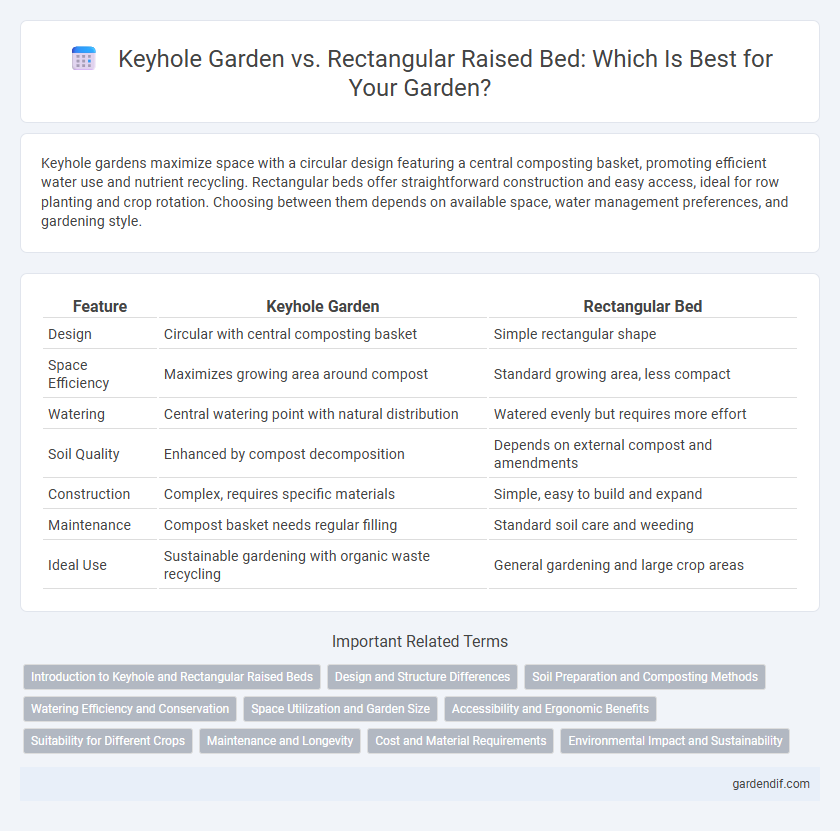 Keyhole Garden vs. Rectangular Raised Bed: Which Is Best for Your Garden?