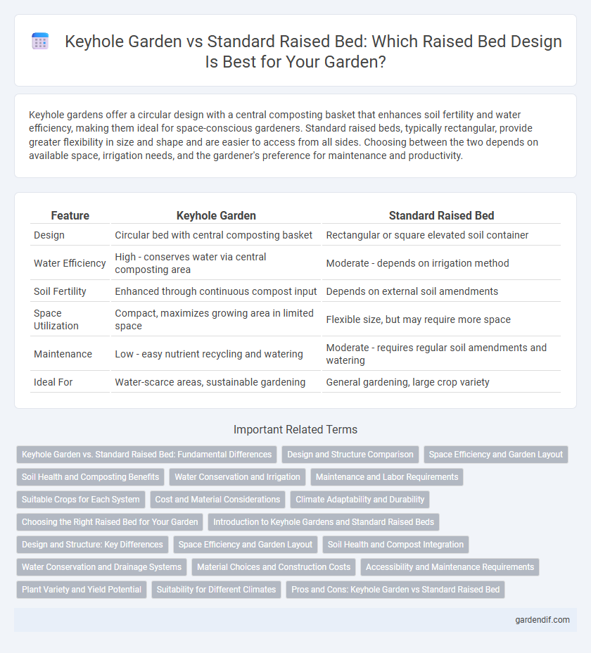 Keyhole Garden vs Standard Raised Bed: Which Raised Bed Design Is Best for Your Garden?
