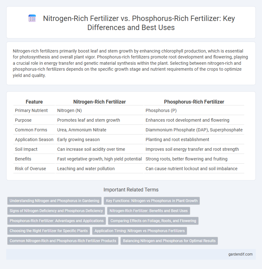 Nitrogen-Rich Fertilizer vs. Phosphorus-Rich Fertilizer: Key Differences and Best Uses
