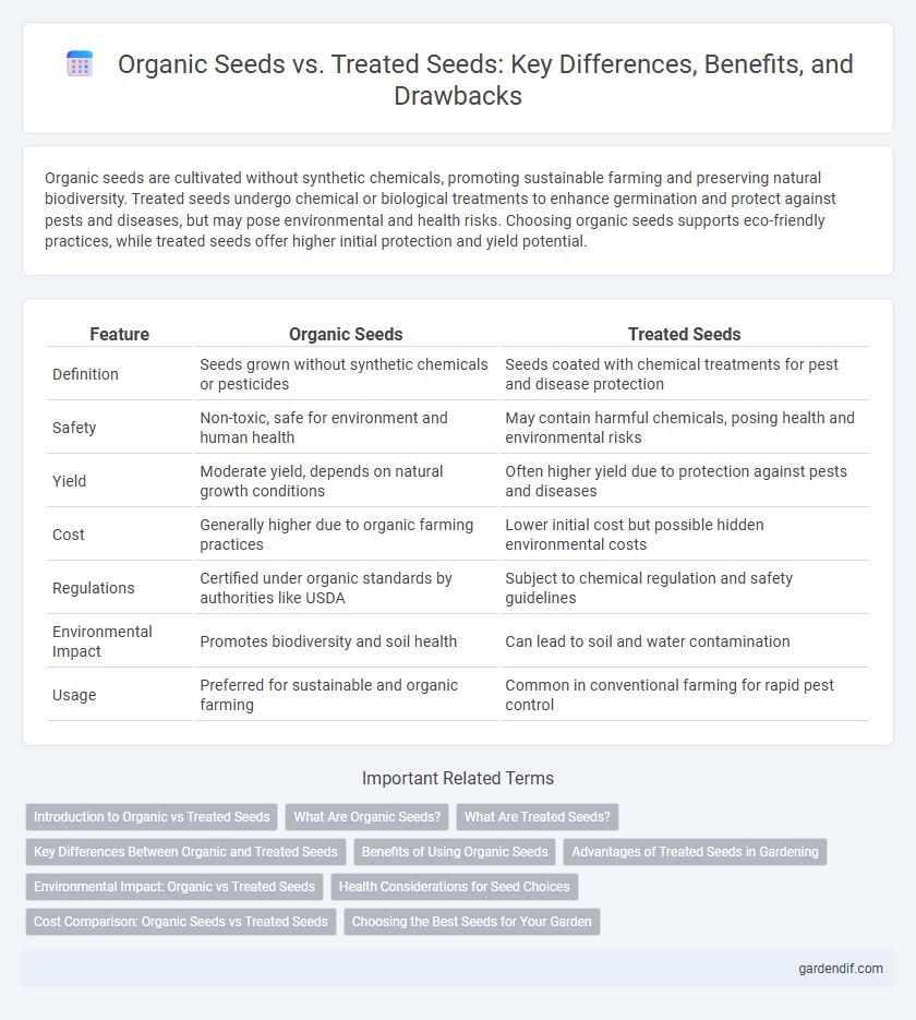 Organic Seeds vs. Treated Seeds: Key Differences, Benefits, and Drawbacks