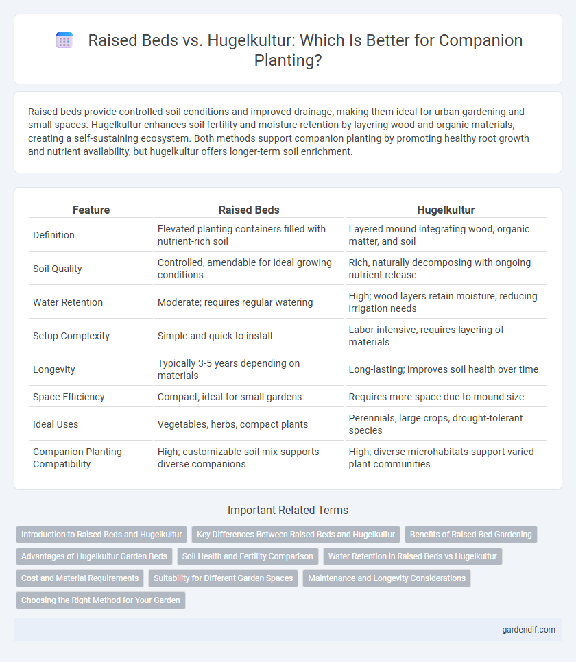 Raised Beds vs. Hugelkultur: Which Is Better for Companion Planting?