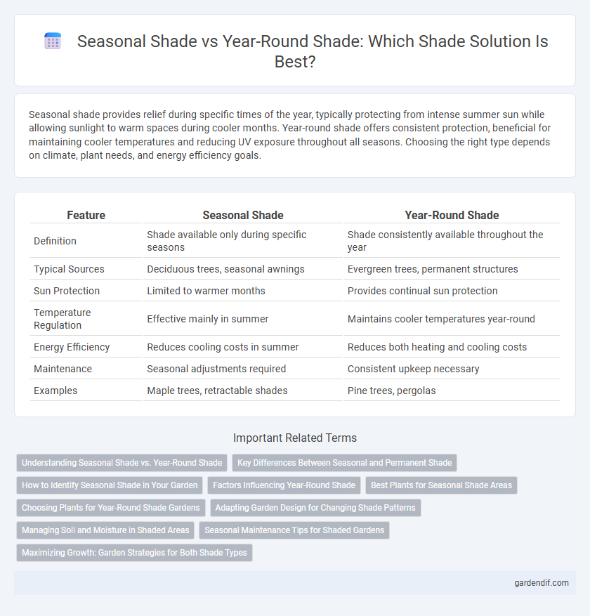 Seasonal Shade vs Year-Round Shade: Which Shade Solution Is Best?