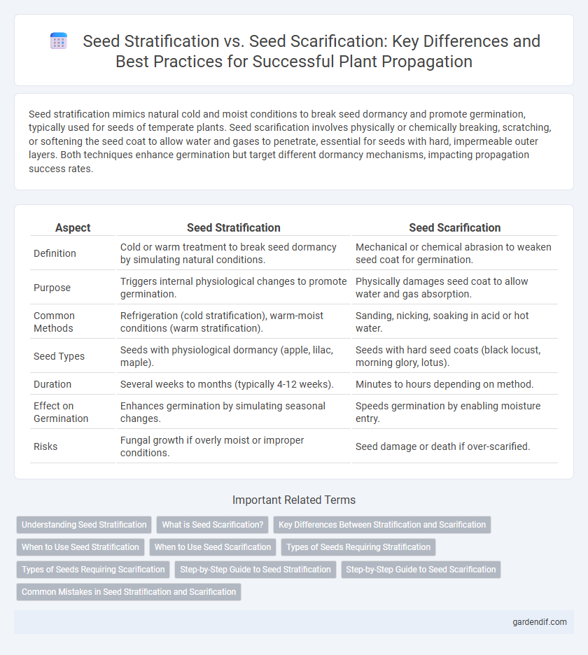 Seed Stratification vs. Seed Scarification: Key Differences and Best Practices for Successful Plant Propagation