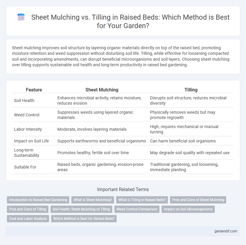 Sheet Mulching vs. Tilling in Raised Beds: Which Method is Best for Your Garden?