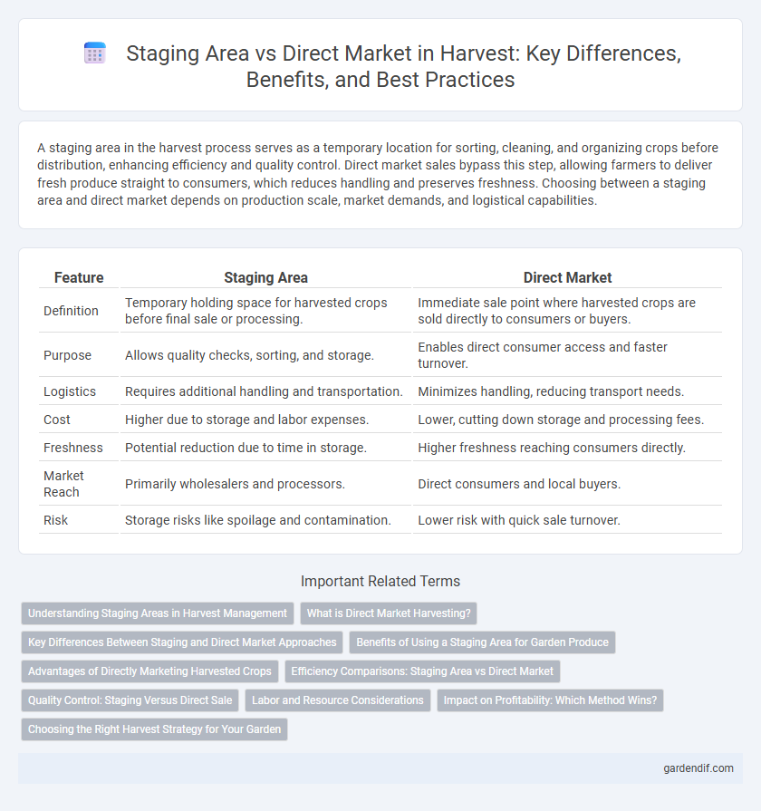 Staging Area vs Direct Market in Harvest: Key Differences, Benefits, and Best Practices