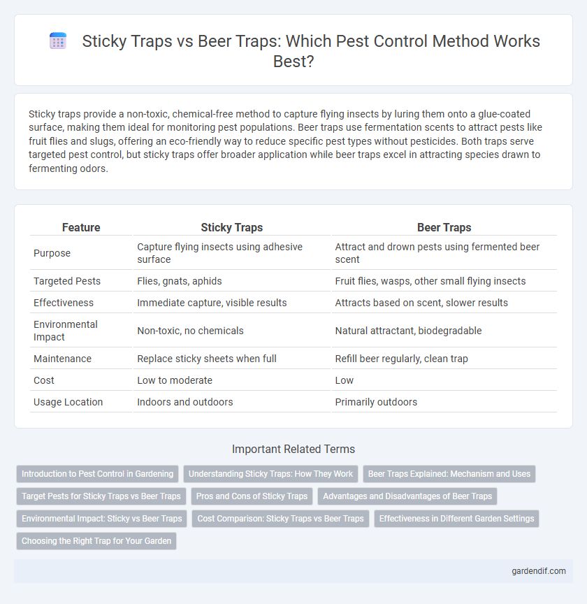 Sticky Traps vs Beer Traps: Which Pest Control Method Works Best?