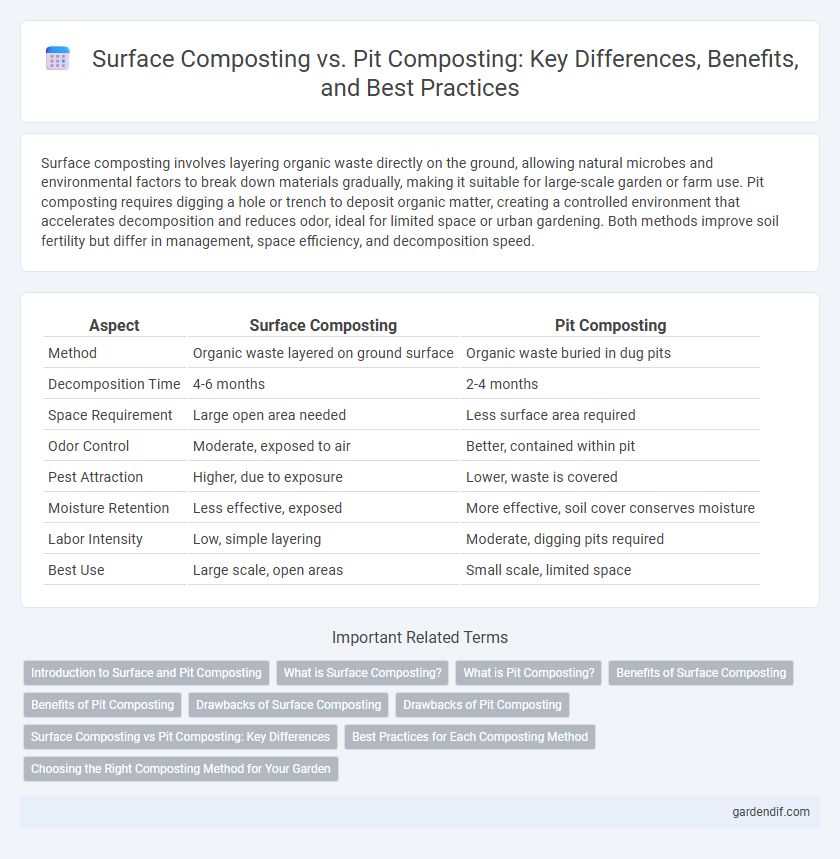 Surface Composting vs. Pit Composting: Key Differences, Benefits, and Best Practices