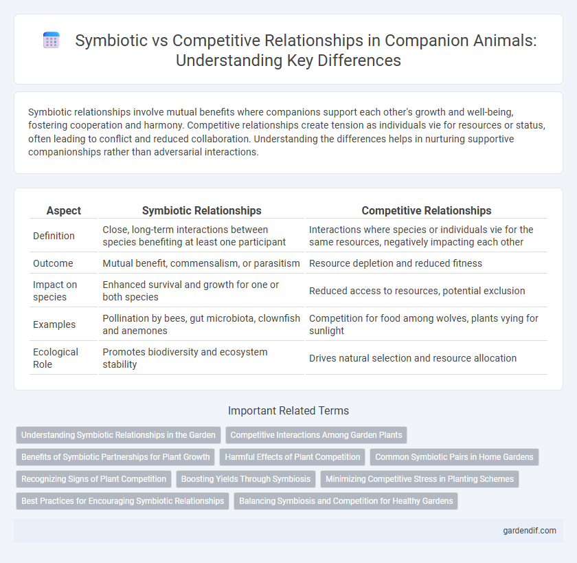 Symbiotic vs Competitive Relationships in Companion Animals: Understanding Key Differences