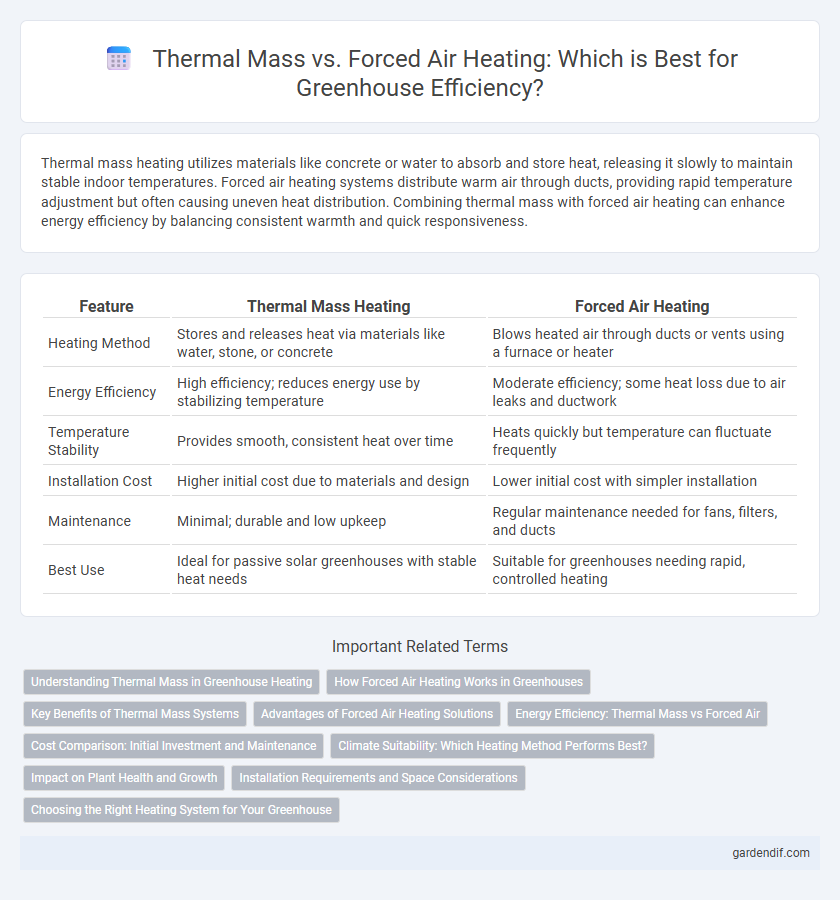 Thermal Mass vs. Forced Air Heating: Which is Best for Greenhouse Efficiency?