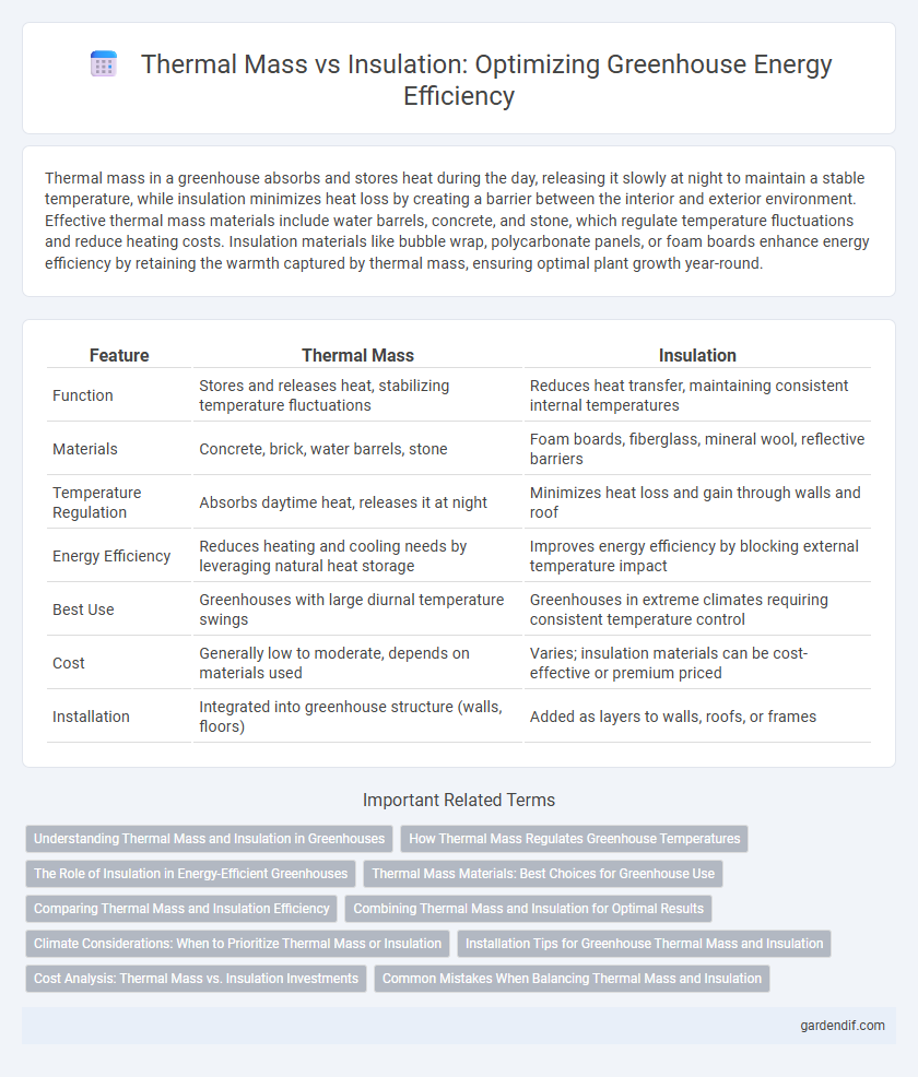 Thermal Mass vs Insulation: Optimizing Greenhouse Energy Efficiency
