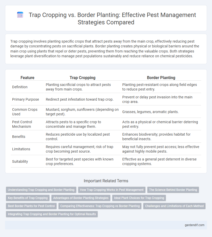 Trap Cropping vs. Border Planting: Effective Pest Management Strategies Compared