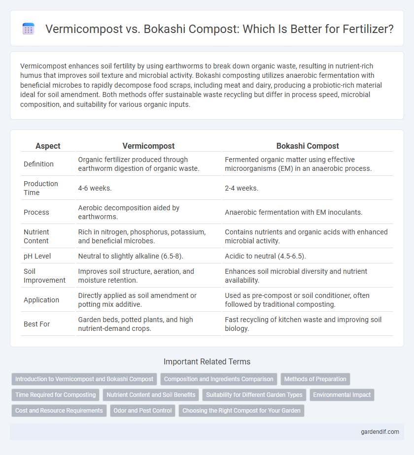 Vermicompost vs. Bokashi Compost: Which Is Better for Fertilizer?