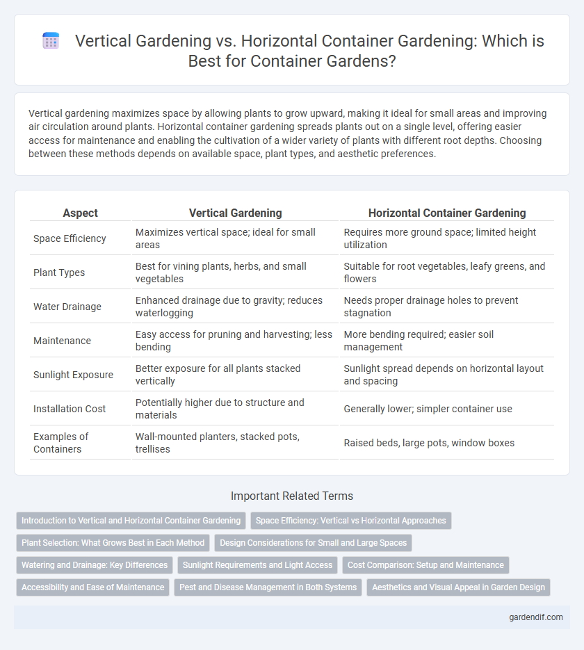 Vertical Gardening vs. Horizontal Container Gardening: Which is Best for Container Gardens?