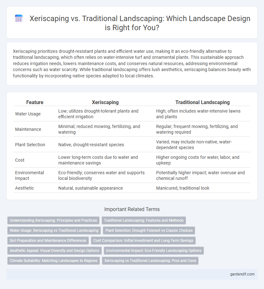 Xeriscaping vs. Traditional Landscaping: Which Landscape Design is Right for You?