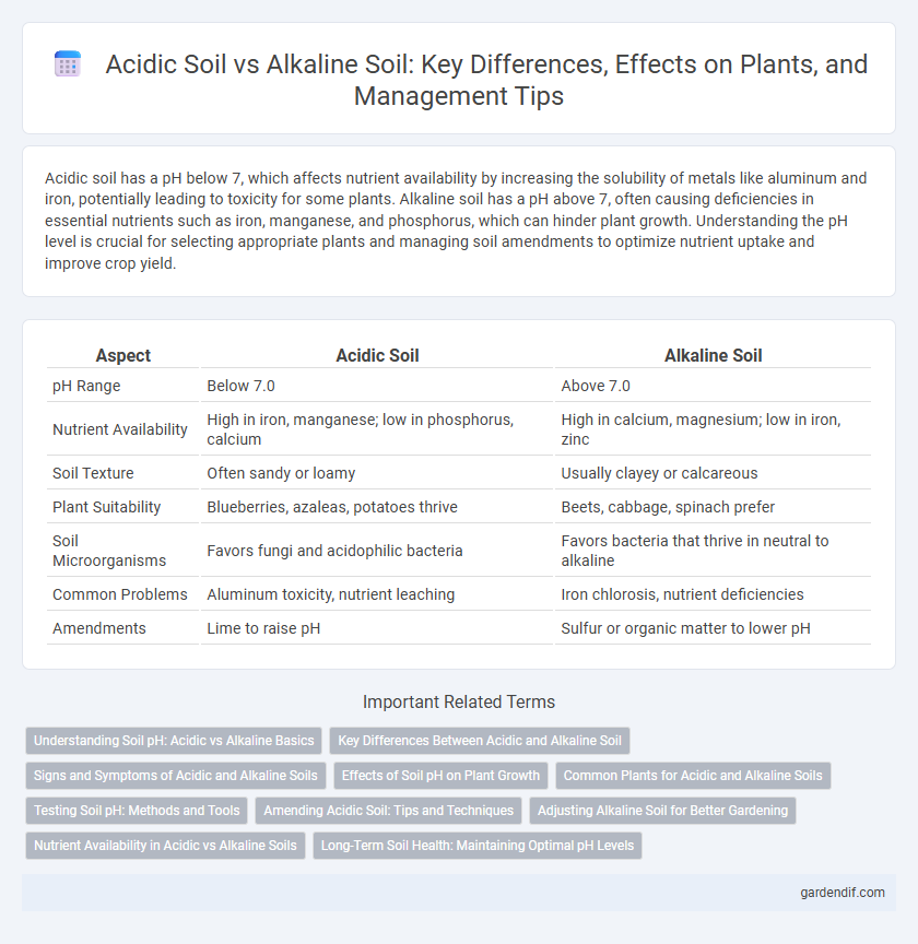 Acidic Soil vs Alkaline Soil: Key Differences, Effects on Plants, and Management Tips