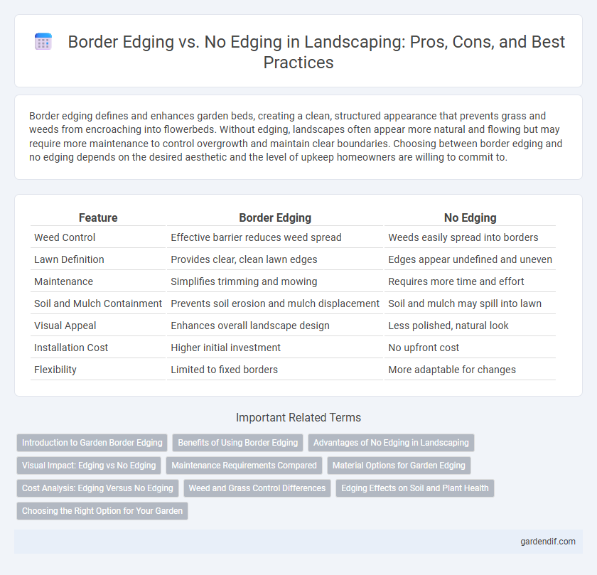 Border Edging vs. No Edging in Landscaping: Pros, Cons, and Best Practices