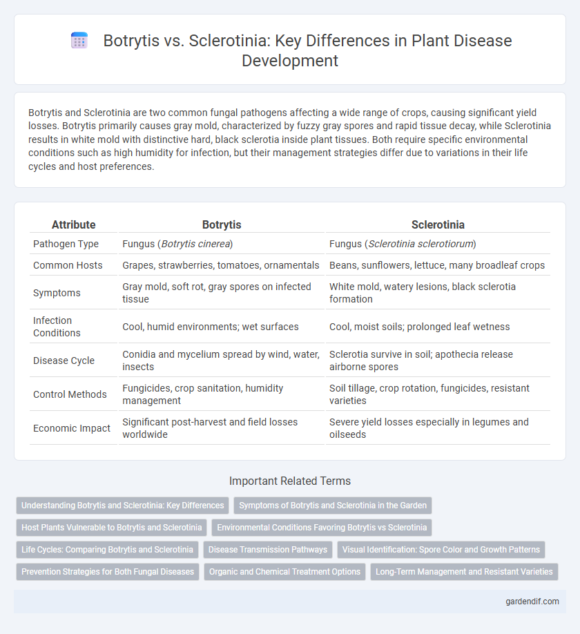 Botrytis vs. Sclerotinia: Key Differences in Plant Disease Development