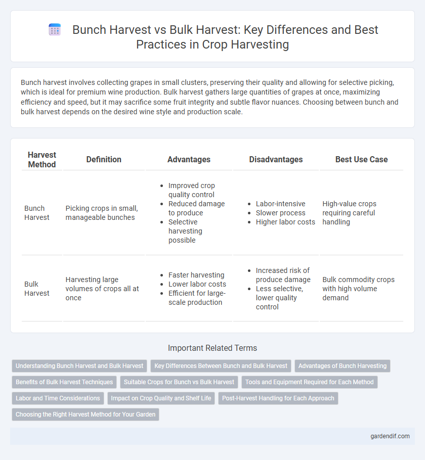 Bunch Harvest vs Bulk Harvest: Key Differences and Best Practices in Crop Harvesting