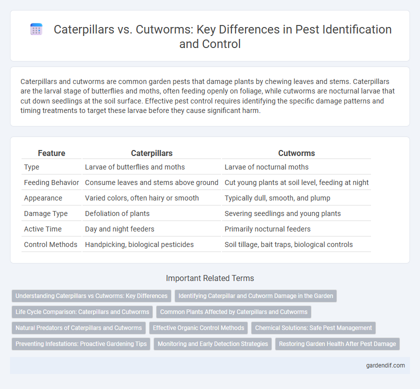 Caterpillars vs. Cutworms: Key Differences in Pest Identification and Control