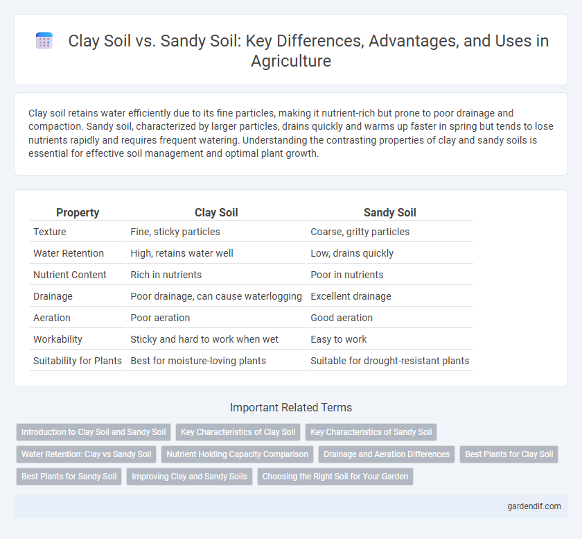 Clay Soil vs. Sandy Soil: Key Differences, Advantages, and Uses in Agriculture