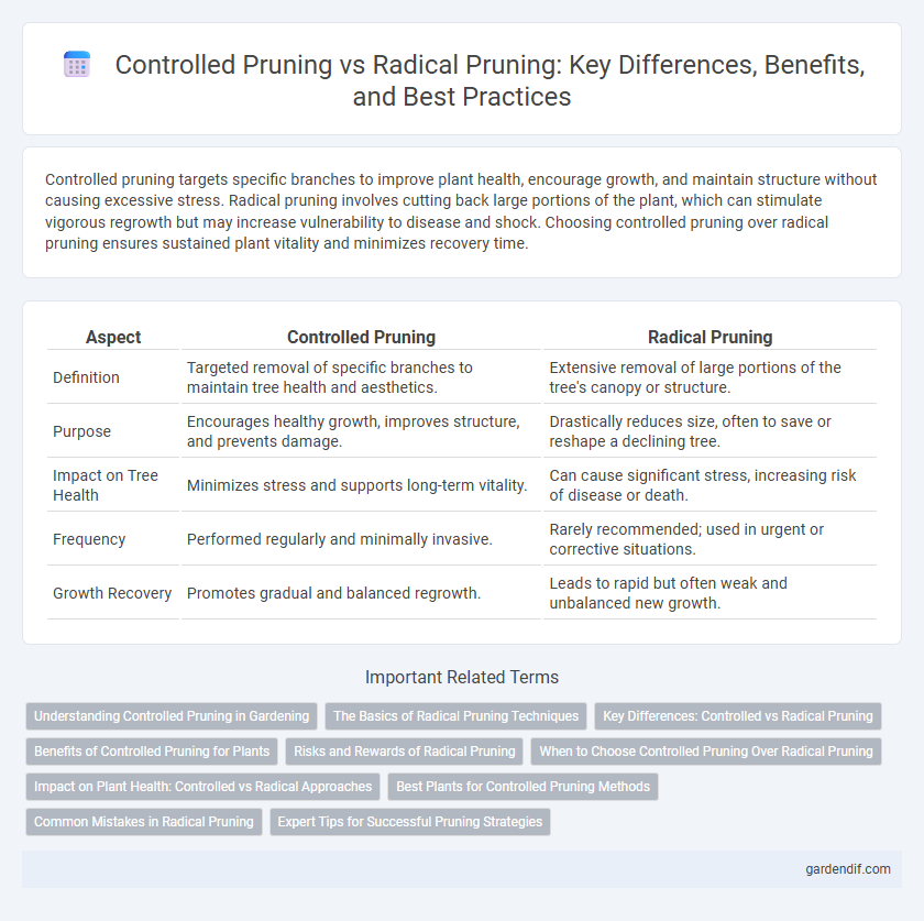 Controlled Pruning vs Radical Pruning: Key Differences, Benefits, and Best Practices