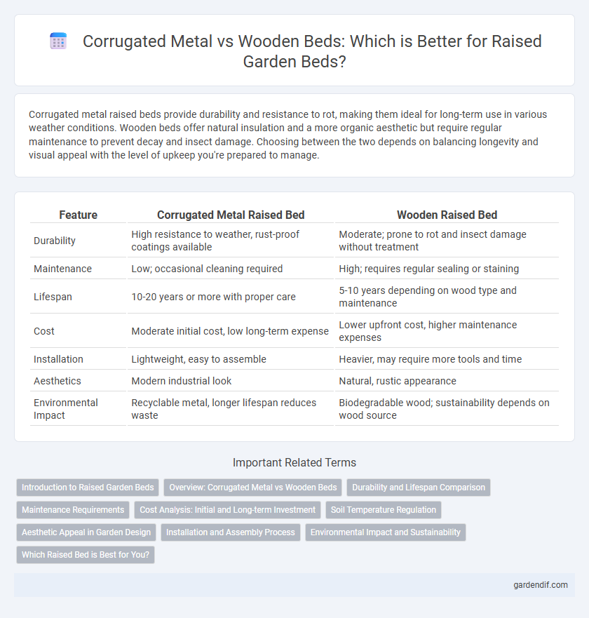 Corrugated Metal vs Wooden Beds: Which is Better for Raised Garden Beds?