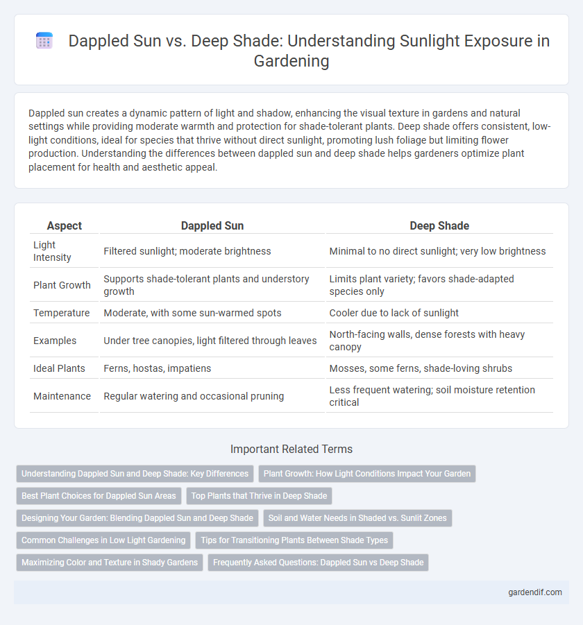 Dappled Sun vs. Deep Shade: Understanding Sunlight Exposure in Gardening
