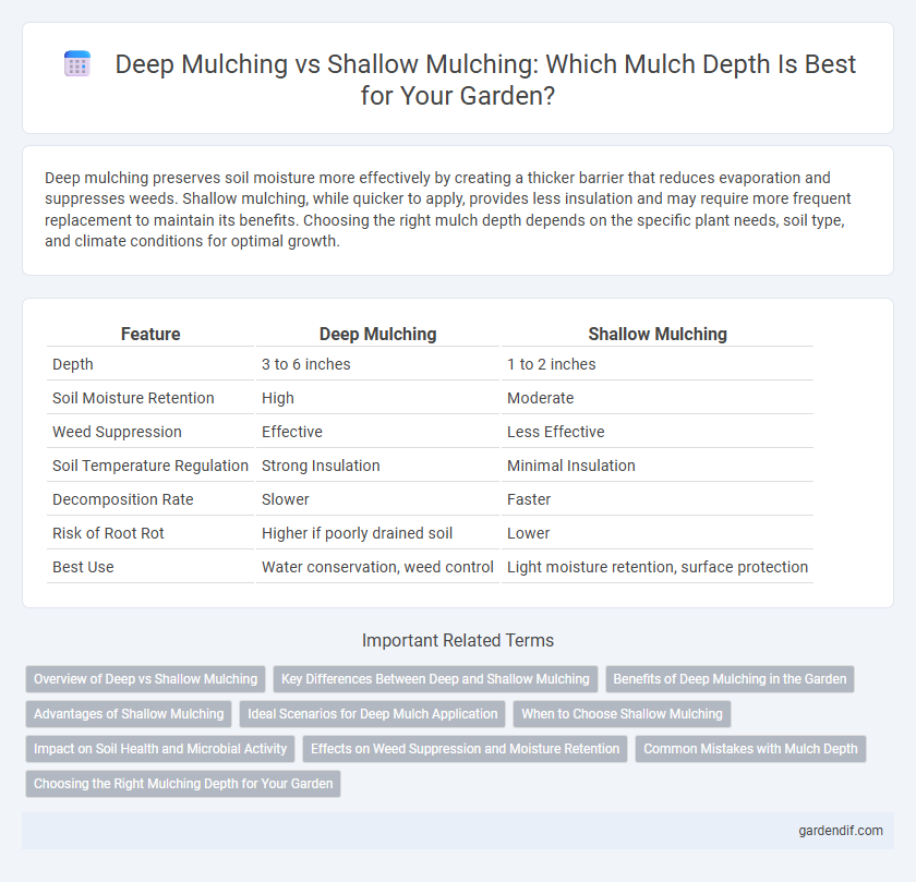 Deep Mulching vs Shallow Mulching: Which Mulch Depth Is Best for Your Garden?
