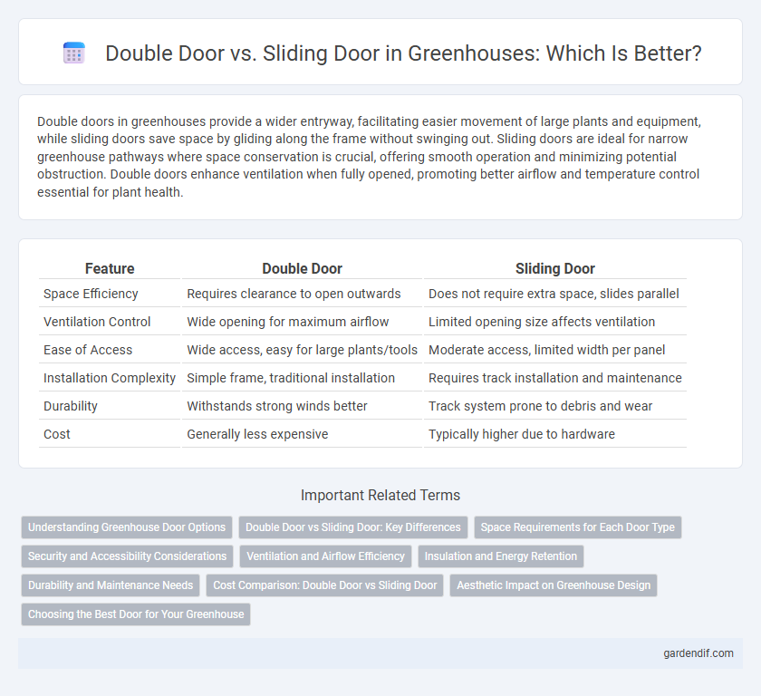 Double Door vs. Sliding Door in Greenhouses: Which Is Better?
