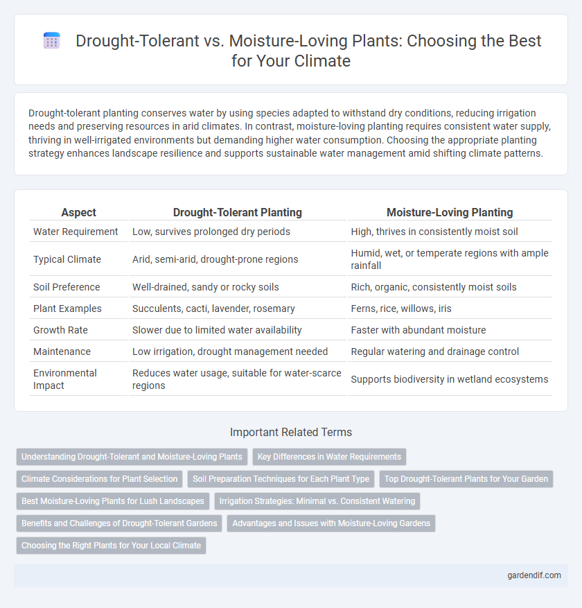 Drought-Tolerant vs. Moisture-Loving Plants: Choosing the Best for Your Climate