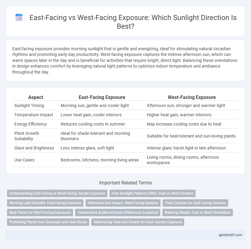 East-Facing vs West-Facing Exposure: Which Sunlight Direction Is Best?