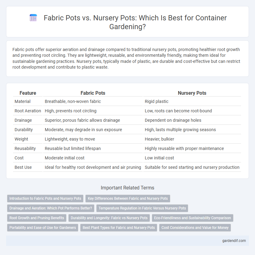 Fabric Pots vs. Nursery Pots: Which Is Best for Container Gardening?